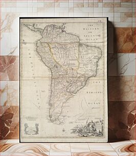 Πίνακας, South America : corrected from the observation communicated to the Royal Societys of London & Paris