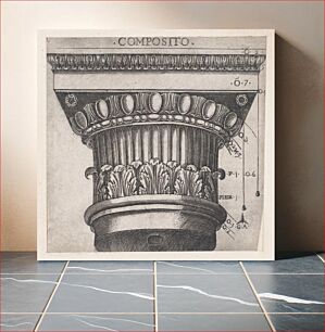 Πίνακας, Speculum Romanae Magnificentiae: Ionic capital, Antonio Lafréry