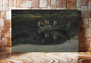 Πίνακας, St.Hanseatic night in Norway by Christian Skredsvig