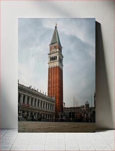 Πίνακας, St. Mark's Campanile in Venice Campanile του Αγίου Μάρκου στη Βενετία