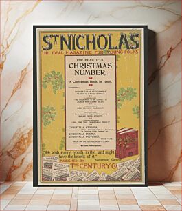 Πίνακας, St. Nicholas, "the ideal magazine for young folks." The beautiful Christmas number (1895) by Louis Rhead