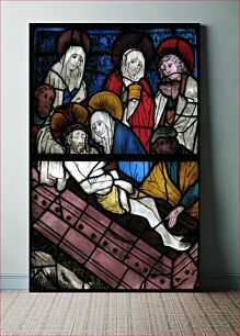 Πίνακας, Stained Glass Panel with the Entombment, German