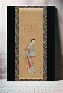 Πίνακας, Standing Courtesan by Baiōken Eishun