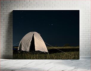 Πίνακας, Stargazing Camping Night Νύχτα Κάμπινγκ Παρατήρησης Άστρων