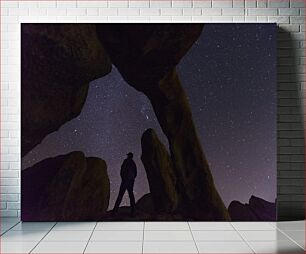 Πίνακας, Stargazing in the Rocks Παρατήρηση αστεριών στους βράχους