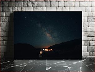 Πίνακας, Stargazing in the Wilderness Παρατήρηση αστεριών στην ερημιά