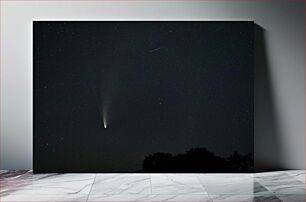 Πίνακας, Starlit Sky with Comet Αστρόφωτος ουρανός με κομήτη