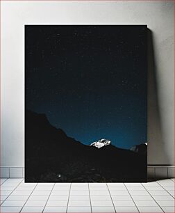 Πίνακας, Starry Mountain Night Έναστρο Βουνό Νύχτα