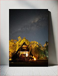 Πίνακας, Starry Night by the Cabin Starry Night by the Cabin