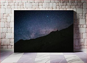 Πίνακας, Starry Night Over Mountains Έναστρη νύχτα πάνω από βουνά