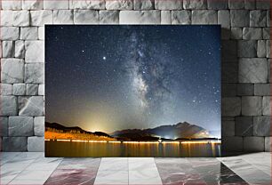 Πίνακας, Starry Night Over the Lake Έναστρη Νύχτα Πάνω από τη Λίμνη