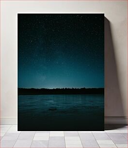 Πίνακας, Starry Night Over the Lake Έναστρη Νύχτα Πάνω από τη Λίμνη