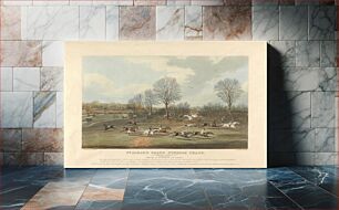 Πίνακας, Steeple-chasing [set of six]: St. Albans Grand Steeple Chase. / 8 March 1832. Plate 3. Turning an Angle.