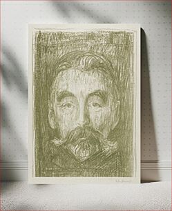 Πίνακας, Stéphane Mallarmé (1897) by Edvard Munch