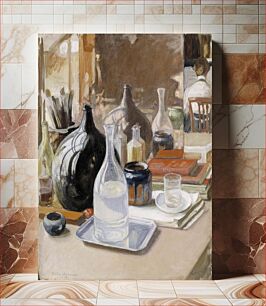 Πίνακας, Still life, 1909, by Pekka Halonen