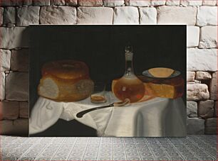 Πίνακας, Still Life of Bread, Butter and Cheese