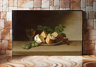 Πίνακας, Still Life with Cake by Raphaelle Peale