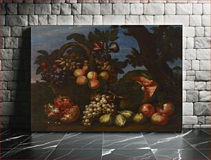 Πίνακας, Still life with fruit, 1675 - 1720, Franz Werner Von Tamm Circle