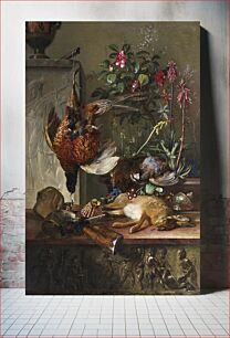 Πίνακας, Still Life with Game and a Greek Stele: Allegory of Autumn (1818) by Georgius Jacobus Johannes van Os