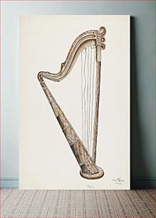 Πίνακας, Stringed Harp (ca.1939) by Grace Thomas