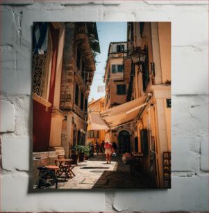 Πίνακας, Strolling Through Vintage Streets Περπατώντας στους Vintage δρόμους