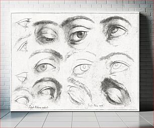 Πίνακας, Studies of eyes (1630–1640) by Jusepe de Ribera