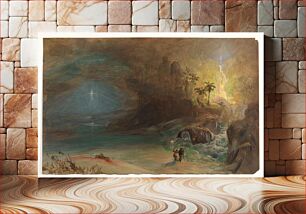 Πίνακας, Study for "Apotheosis to Thomas Cole", Frederic Edwin Church