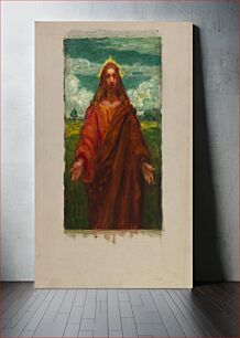 Πίνακας, Study for "Christ", Kenyon Cox