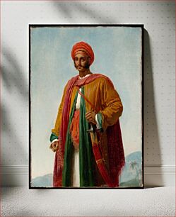 Πίνακας, Study for "Portrait of an Indian" by Anne Louis Girodet-Trioson