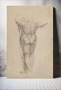 Πίνακας, Study of a Back of a Female Nude, Standing