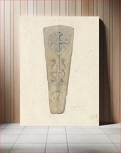 Πίνακας, Study of a Coffin Lid from a (?) Norfolk Church