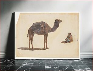 Πίνακας, Study of a dromedary, Frederic Edwin Church