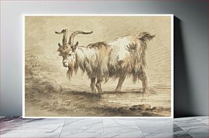 Πίνακας, Study of a Goat, Jeanbaptiste Huet