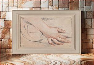 Πίνακας, Study of a Hand, attributed to Jean-Baptiste Greuze