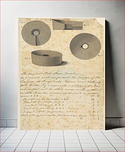 Πίνακας, Study of Ancient Roman Millstone (?)