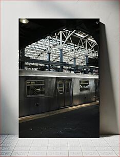 Πίνακας, Subway Train at Station Μετρό στο σταθμό