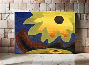 Πίνακας, Sun (1943) vintage illustration by Arthur Dove