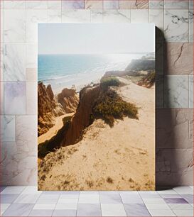 Πίνακας, Sunlit Coastal Cliffs Ηλιοφωτισμένοι παράκτιοι βράχοι