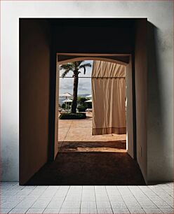 Πίνακας, Sunny Day View through an Archway Θέα Sunny Day μέσα από μια αψίδα