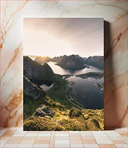 Πίνακας, Sunrise Over Majestic Mountain Landscape Ανατολή του ηλίου πάνω από το μαγευτικό ορεινό τοπίο