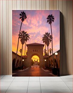 Πίνακας, Sunset at a Historic Archway Ηλιοβασίλεμα σε μια ιστορική αψίδα