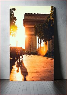 Πίνακας, Sunset at the Arc de Triomphe Ηλιοβασίλεμα στην Αψίδα του Θριάμβου