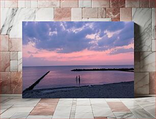 Πίνακας, Sunset at the Beach Ηλιοβασίλεμα στην παραλία