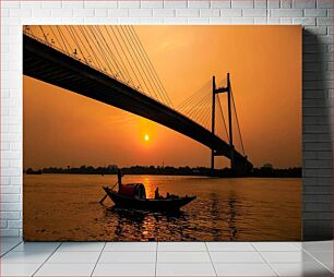 Πίνακας, Sunset by the Bridge Ηλιοβασίλεμα δίπλα στη Γέφυρα