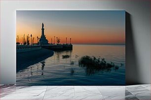 Πίνακας, Sunset by the Monument Ηλιοβασίλεμα δίπλα στο Μνημείο