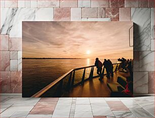 Πίνακας, Sunset Ferry Ride Sunset Ferry Ride