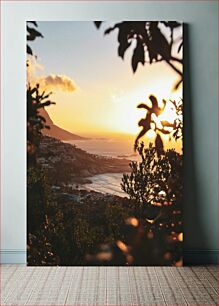 Πίνακας, Sunset Over Coastal Landscape Ηλιοβασίλεμα πάνω από το παράκτιο τοπίο