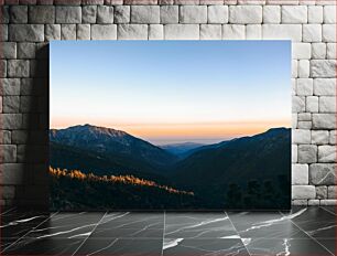 Πίνακας, Sunset Over Mountain Range Ηλιοβασίλεμα πάνω από την οροσειρά