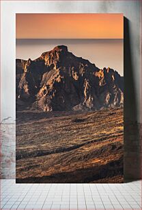 Πίνακας, Sunset Over Mountain Range Ηλιοβασίλεμα πάνω από την οροσειρά