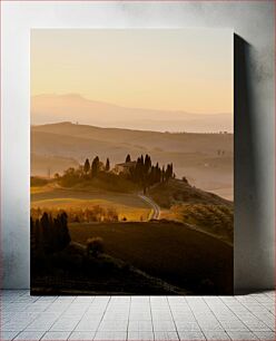 Πίνακας, Sunset Over Rolling Hills Ηλιοβασίλεμα πάνω από το Rolling Hills